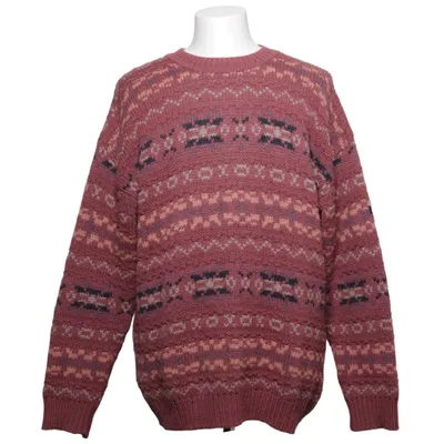 Sweater (Pink, Multicolored) from Port to Port Acrylic, Wool