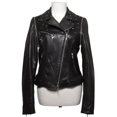 Biker jacket (Black) from Interteam Polyester