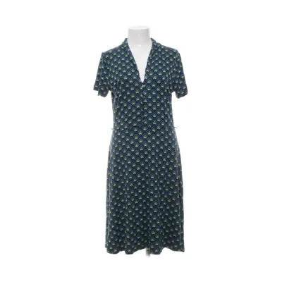 Jurk (Blauw, Meerkleurig) van King Louie Elastaan, Viscose