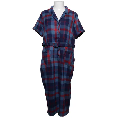 Blousejurk (Blauw, Rood) van Collectif Vintage Elastaan, Viscose
