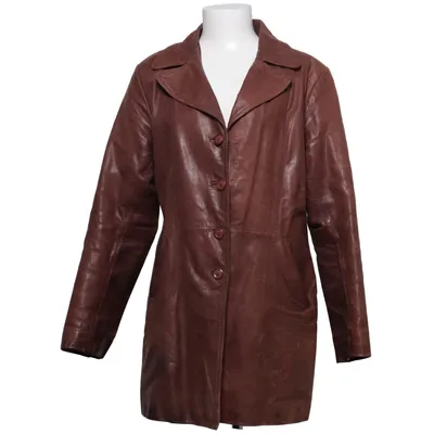 Leather coat (Brown) from Petrol Leather, Polyester