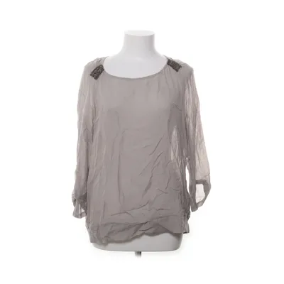 Blus (Grå) från Pulz Jeans Bomull, Viskos