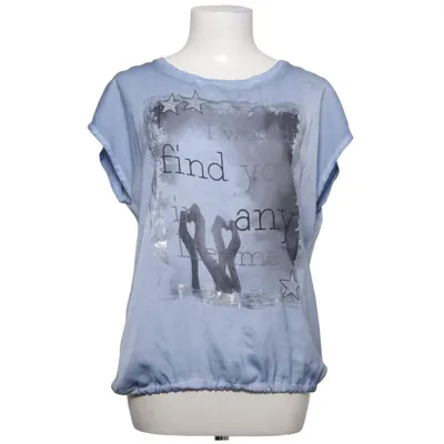 T-shirt (Blauw) van Chelsea Rose NYC Katoen, Modal, Polyester