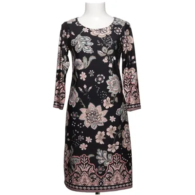 Jurk (Zwart, Meerkleurig) van Happy Holly Elastaan, Polyester