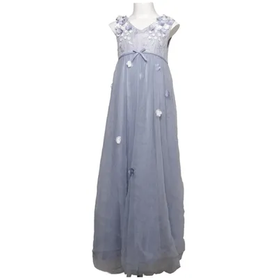 Abendkleid (Blau, Weiß) von Monsoon Polyamid, Polyester