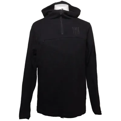 Kapuzenpullover (Schwarz) von YMR Track Club Baumwolle, Polyamid