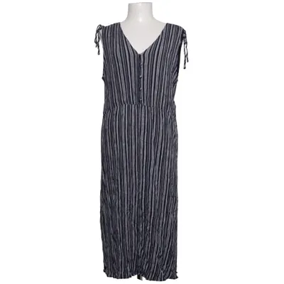 Robe longue (Bleu, Blanc) de Usha Polyester, Viscose