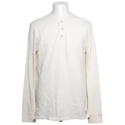 T-shirt manches longues (Blanc) de Scotch & Soda Élasthane, Coton biologique