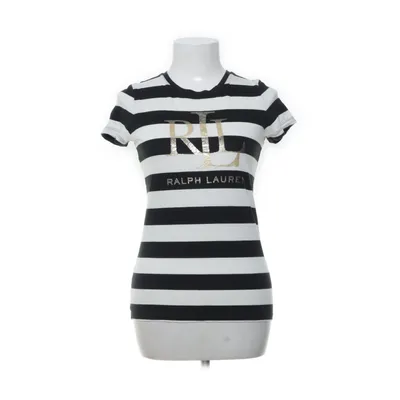 Topp (Vit, Svart) från Lauren Ralph Lauren Bomull, Modal