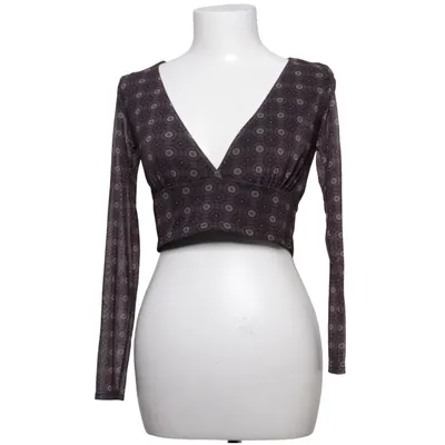 Crop top (Black, Multicolored) from Urban Renewal Elastane, Polyester