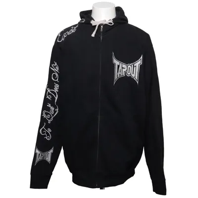 Sweat à capuche (Noir) de Tapout Coton, Polyester