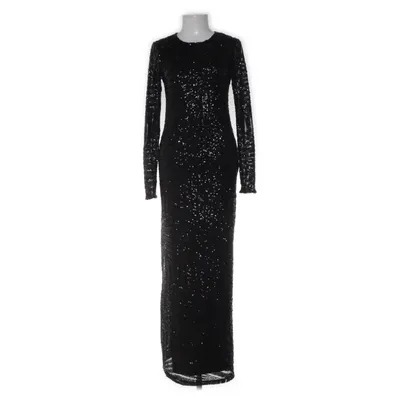 Aftonklänning (Svart, Silverfärgad) från River Island Elastan, Polyester