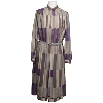 Jurk (Lila, Bruin, Beige) van Charme Polyamide, Polyester, Wol