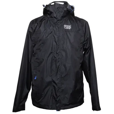 Regnjakke (Sort) fra Basecamp Polyester