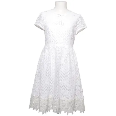 Kjole (Hvid) fra Hallhuber Bomuld, Polyester