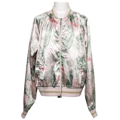 Bomber jacket (Pink, Multicolored) from Karolina Kijak x H&M Polyester, Elastane