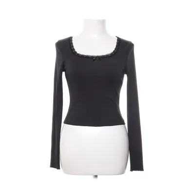 Crop top (Svart) från Romwe Elastan, Polyester