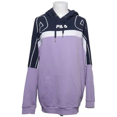 Hættetrøje (Blå, Lilla, Hvid) fra Fila Bomuld, Polyester