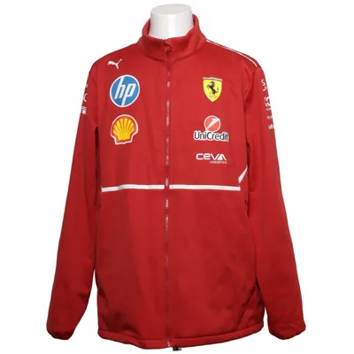 Softshell jacket (Rood, Meerkleurig) van Puma x Ferrari Polyester