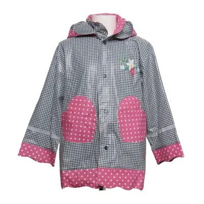 Regenjack (Zwart, Wit, Roze, Meerkleurig) van Playshoes Katoen, Polyester