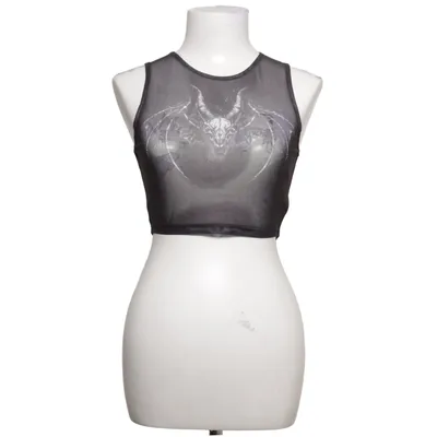 Crop top (Noir) de Romwe