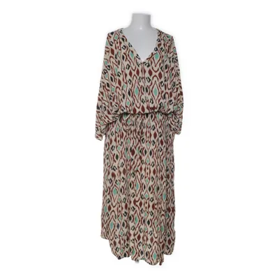 Långklänning (Beige, Flerfärgad) från Zizzi Viskos