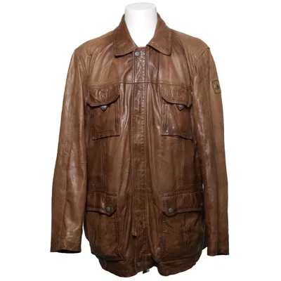 Leather jacket (Alf) from Milestone Cotton, Leather, Polyester