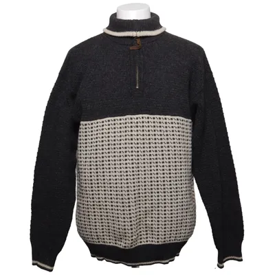 Noorse trui (Zwart, Beige) van Patrol Wol