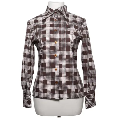 Shirt (Bruin, Wit) van Seidensticker