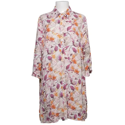 Shirt dress (Multicolored, Beige, Pink, Orange) from Kanok Linen, Viscose