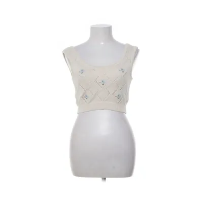 Crop top (Beige, Flerfärgad) från Dilvin Knit Bomull