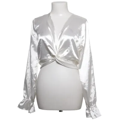 Wrap top (White) from Chiquelle Elastane, Polyester