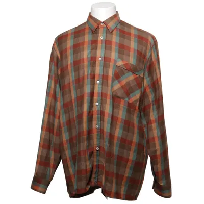 Chemise en flanelle (Marron, Orange, Bleu) de Condor Polyester