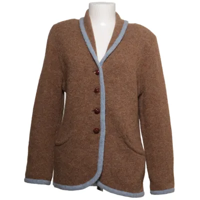 Cardigan (Brun, Blå) fra Mirabell Salzburg Uld