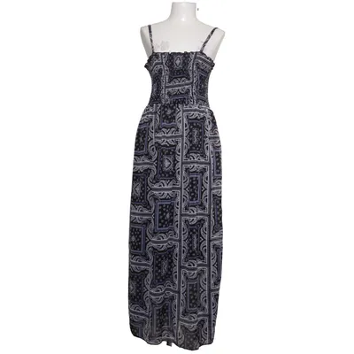 Jurk (Zwart, Blauw, Wit) van Janina Curved Polyester