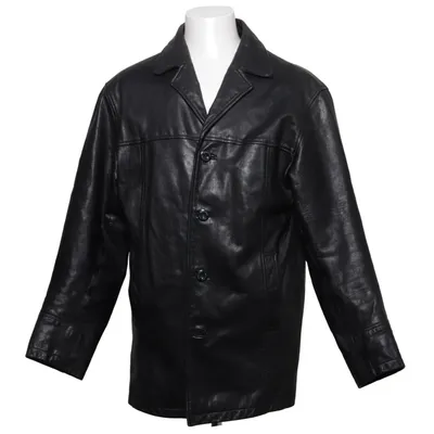 Veste en cuir (Noir) de Molltan Cuir