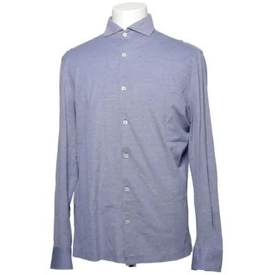 Shirt (Blauw) van Boggi Katoen
