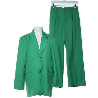 Jakkesæt (Grøn) fra Bershka Polyester