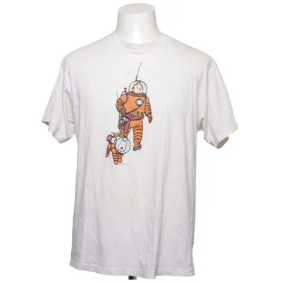 T-shirt (Wit) van Tintin Katoen