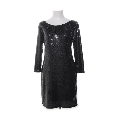 Cocktail dress (Black, Silver) from Sisters Point Elastane, Metallic fiber, Nylon
