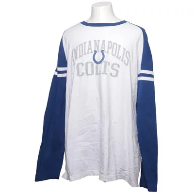 Long sleeve T-shirt (White, Blue) from NFL Team Apparel Cotton