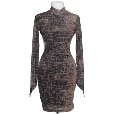 Klänning (Svart, Brun, Flerfärgad) från Fashion Nova Elastan, Polyester