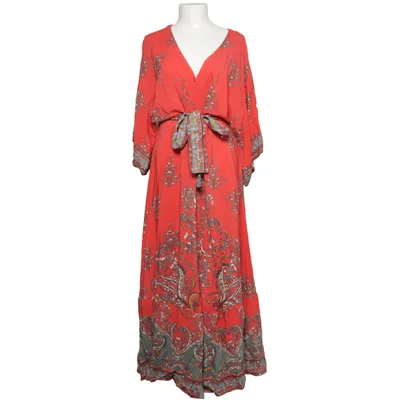 Wrap dress (Red, Multicolored) from Indiska Viscose