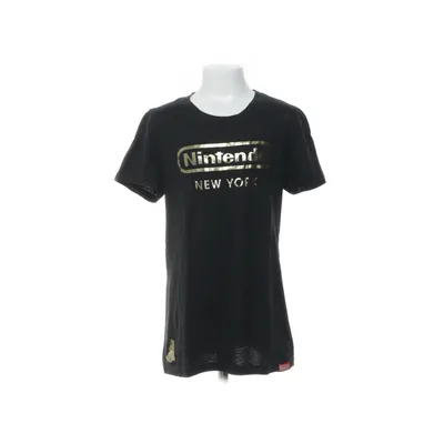 T-shirt (Gray, Gold) from Nintendo Cotton, Polyester
