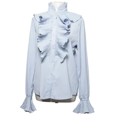 Blouse (Bleu) de Luzabelle Coton, Polyester