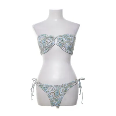 Bikini (White, Green, Multicolored) Elastane, Polyester