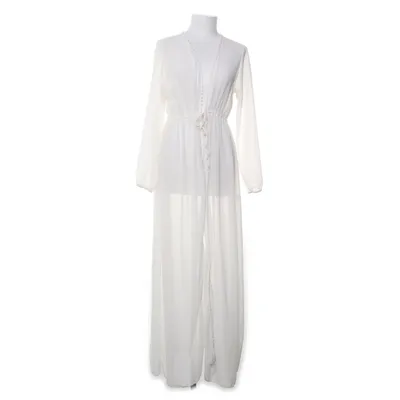 Dressing gown (White) Elastane, Polyester