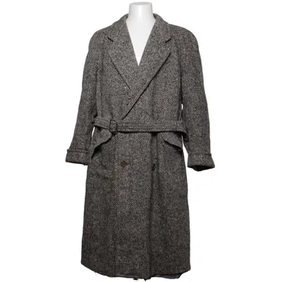 Coat (Gray, Black) from Corneliani Viscose, Wool