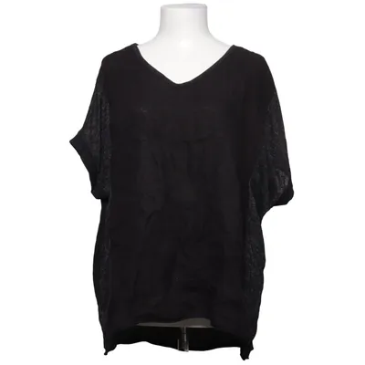 Haut (Noir) de Multiblu Coton, Lin, Polyamide, Viscose