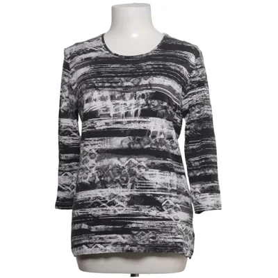 Long sleeve T-shirt (Black, White) from Marinello Elastane, Viscose